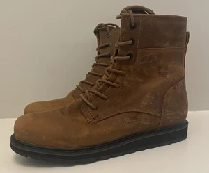 Stivali Royal Canadian Uomo 12 King Grano Marrone Impermeabile Pelle Zip Laterale Pile - Foto 1 di 7