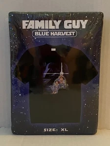 NEU Family Guy Star Wars blau Ernte Shirt XL TV Show Grafik Promo komprimiert - Bild 1 von 2