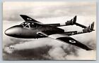 rppc BRITISCHE LUFTWAFFE RAF DE HAVILLAND VAMPIRE Jet c1952 echtes Foto Postkarte