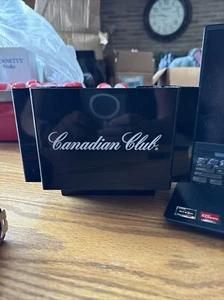 Canadian Club Whiskey - Promo Branded 3 Compartment Bar Napkin Caddy NOS - Picture 1 of 6
