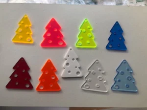 Weihnachtsschmuck Baum Design Acryl Kugeln Acryl bruchsicher 9er Set - Bild 1 von 5