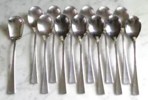 12 Rebacraft Narvik Stainless Reed & Barton Japan 6 5/8in Teaspoons +Sugar Spoon - Picture 1 of 3