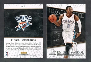 RUSSELL WESTBROOK #11 Thunder Knight School 2013/14 Panini NBA - Quantity Alv. - Picture 1 of 1