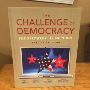 Challenge Of Democracy American Government In Global Politics 12th Ed. Hardcover - Picture 1 of 10