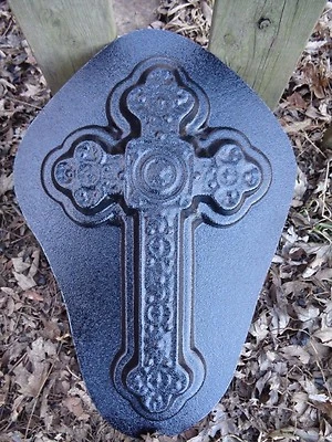 Molde cruzado de yeso hormigón reutilizable cemento molde religioso 14" x 8" x 1/2" de espesor Foto 1 de 4