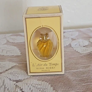 Nina Ricci France L' AIR DU TEMPS Mini 1/13oz LALIQUE CRYSTAL Flacon Replica NEW - Picture 1 of 5