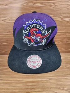 Cappello Toronto Raptors Mitchell & Ness Snapback denti di squalo legno duro classici adulto - Foto 1 di 19