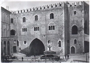 CARTOLINA Fabriano Palazzo del Podestà  n. 358 V.TA No Bollo - Picture 1 of 2