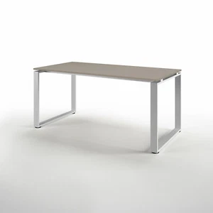 RING Writing Desk L.200xD.80xH.73.5 cm top color dove-colored structure paint... - Picture 1 of 3