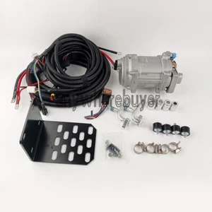 Juego de compresor eléctrico aire acondicionado 12V 24V para auto aire acondicionado coche camión autobús - Imagen 1 de 14