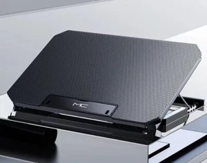 Q100 17" Gaming Laptop Kühler - LED, USB, 2600RPM, Doppelventilator - Bild 1 von 8