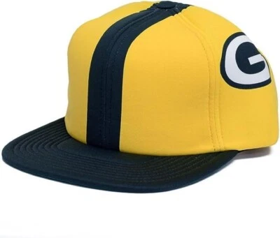 Casco de espuma Mitchell & Ness Green Bay Packers de colección ajustable sombrero trasero a presión Foto 1 de 3