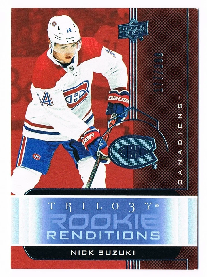 2019-20 Trilogy Rookie Renditions Blue Parallel RR1 to RR-50 /399 Pick From List - Image 1 of 1