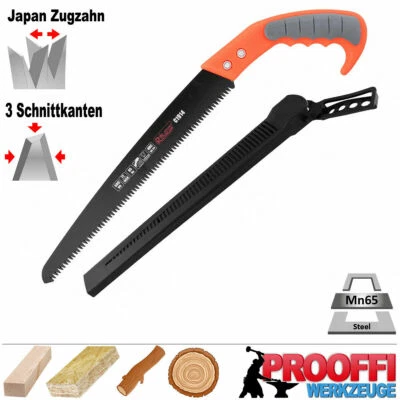 RICHMANN Profi Handsäge Ast Baumsäge Outdoor Garten Holz Säge Mit Zugzahn TEFLON C1914