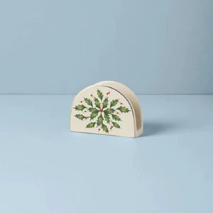 Lenox Christmas China Holly  HOLIDAY - Napkin Holder - N/O - Picture 1 of 1