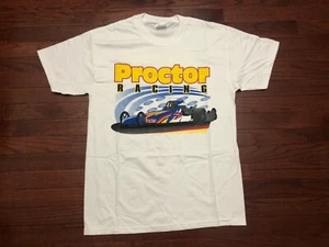 NEW VINTAGE 90's PROCTOR RACING T SHIRT MENS MEDIUM FORD DRAGSTER DRAG RACE M e - Picture 1 of 5