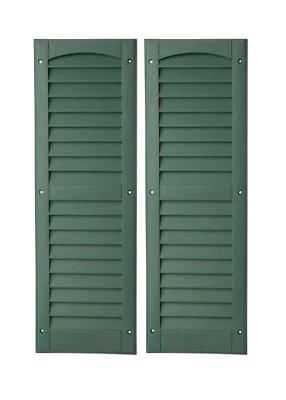 Shed Shutters--Louvered Style--9 x 27 size-- various colors available - Image 1 of 4