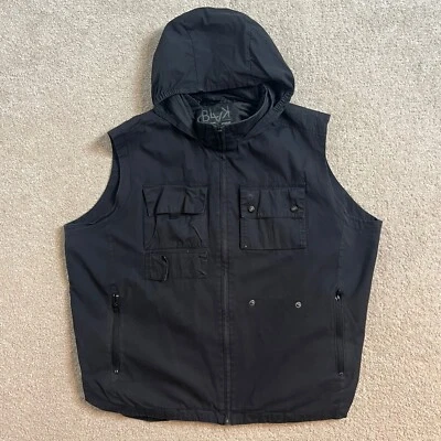 Rocawear Vest Men's Size 3XL Packable Hoodie "Hell raisers" graphicY2K Retro - image 1 of 4