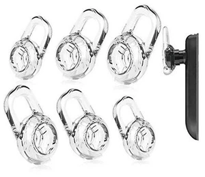 6 Pair Clear Eargels Small Medium Large Eargels for PLANTRONICS Discovery 925... - Picture 1 of 1