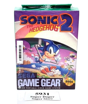 Sonic the Hedgehog 2 - Sega Game Gear - Factory Sealed - New Authentic - Image 1 of 4