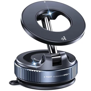Vacuum Magnetic Suction Cup Phone Mount for Magsafe, 360° Adjustable Nano Gel... - Picture 1 of 7