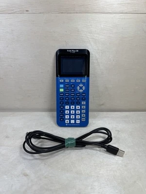 Texas Instruments TI-84 Plus CE Python – Blue Graphing Calculator (no cover) - Image 1 of 4