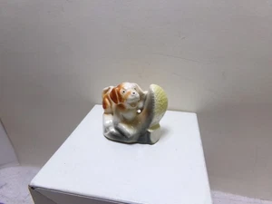 Vintage Puppy with Boot Figurine Japan - Picture 1 of 4