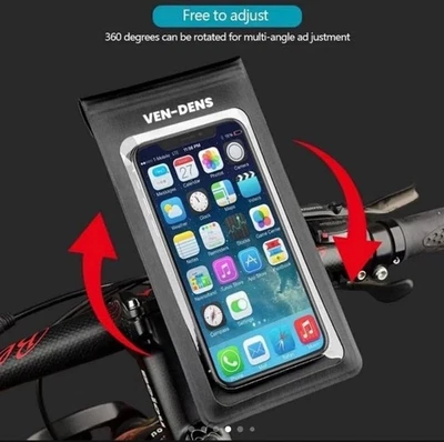 Bicycle 360 Waterproof Phone Case Holder For All Mobile Phones - Image 1 of 4