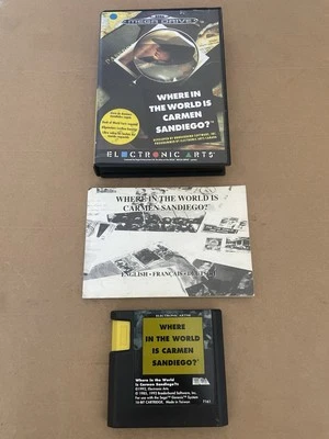 Sega Mega Drive Where In The World Is Carmen SanDiego CIB PAL Fast Despatch - Image 1 of 4