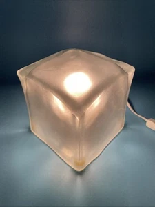 IKEA GLASS ICE CUBE IVIKEN FROSTED LAMP VINTAGE EISGLAS VINTAGE - Bild 1 von 6