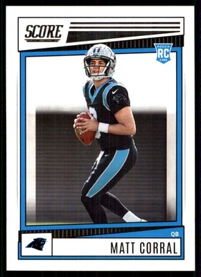 Matt Corral 2022 Score #302 Panthers NFL READ FREE SHIPPING AutographDen - Image 1 of 2