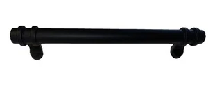 Set Of 4 Liberty 5-1/16" Classic Ringed Cabinet/Drawer Pull, Matte Black (128mm) - Picture 1 of 6