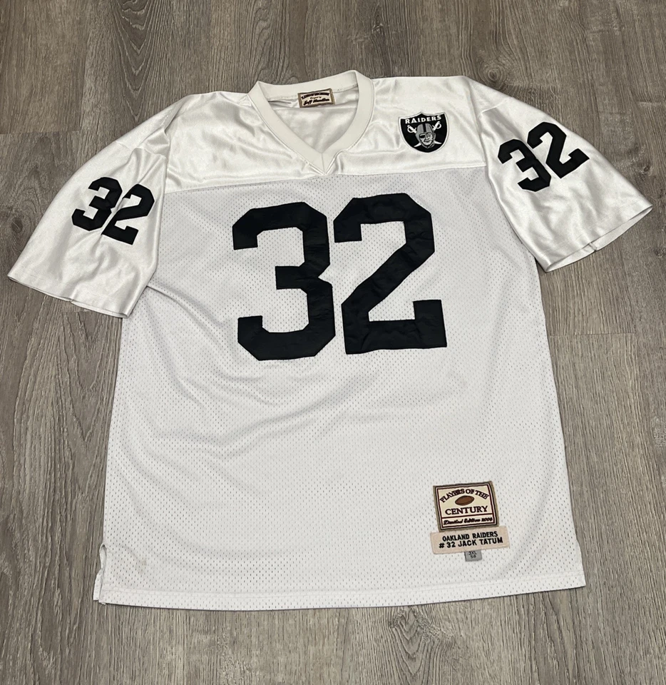 Camiseta deportiva de los Oakland Raiders #32 Jack Tatum Players of the Century 2004 talla 3XL 56 Foto 1 de 4