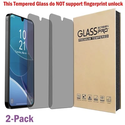 Protector de pantalla de vidrio templado de privacidad amigable para Samsung Galaxy A14 A15 A16 Foto 1 de 4