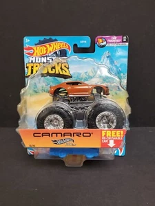 NEW 2021 HOT WHEELS MONSTER TRUCKS CAMARO 50 TH ANNIVERSARY 1:64 MONSTER JAM - Bild 1 von 7