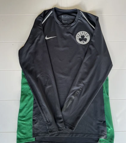 Celtics Nike Hyper Elite Performance Long Sleeve Shooting T-Shirt Size Medium Cover