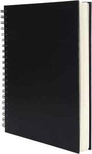 8.5X11Inches Hardbound Sketch Book, Spiral Bound Sketch Pad, 80-Sheets 90Gsm - Picture 1 of 11