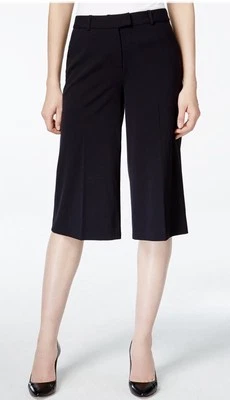 НОВЫЙ! MICHAEL Michael Kors Culotte брюки черный размер 4, 6 * - Изображение 1 из 2