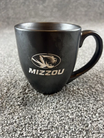 Rare/Vintage University of Missouri Mizzou Tigers Black Ceramic Coffee Mug Cover