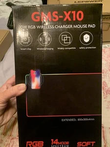 UtechSmart X5 RGB Soft LED Gaming Mouse Pad - Black - Picture 1 of 7