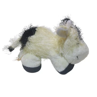 Webkinz Ganz Lil' Kinz Black & White Cow 8” Beanie Plush Stuffed Toy No Code - Image 1 of 4