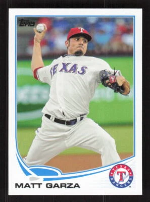 2013 Topps Update #US47 Matt Garza Texas Rangers - Image 1 of 2