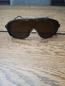 American Optical AO Safety Vtg Tinted Lens Safety Glasses F8690 SCRATCHED - Picture 1 of 12