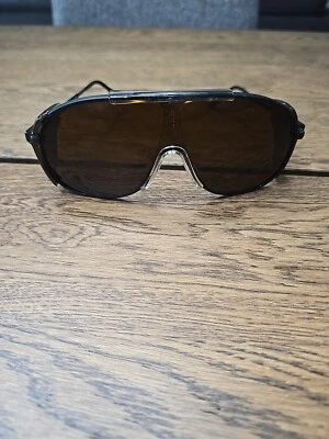 Gafas de seguridad American Optical AO Safety de colección lentes tintadas F8690 RAYADAS Foto 1 de 4