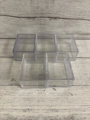 5 Ultra Pro 100 Count Card Storage Plastic Box EUC!! FAST SHIPPING!!!! - Image 1 of 4