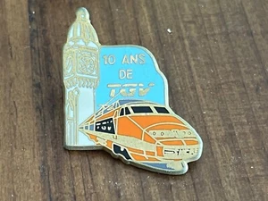 a PINS PIN ENAMEL TRAIN RAILWAYS LOCOMOTIVE TGV BALLARD DORE - Imagen 1 de 1