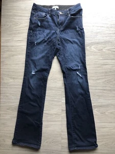 Jolt Womens Blue Denim Jeans Size 7 28W Distressed - Picture 1 of 5