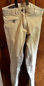 Ariat Equestrian Riding Pants Breeches Tan Brown Size 24R Freshly Laundered - Picture 1 of 6