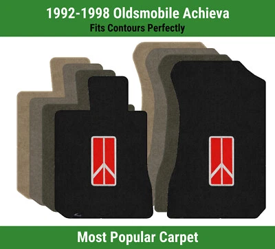 Alfombrillas delanteras Lloyd Ultimat para Oldsmobile Achieva 92-98 con emblema Oldsmobile rojo Foto 1 de 4