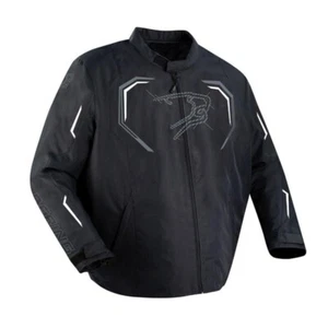 SIZE XL BLACK BERING DUNDY KING SIZE LARGE BIG FAT BEER BELLY MAN BOMBER JACKET - Picture 1 of 2